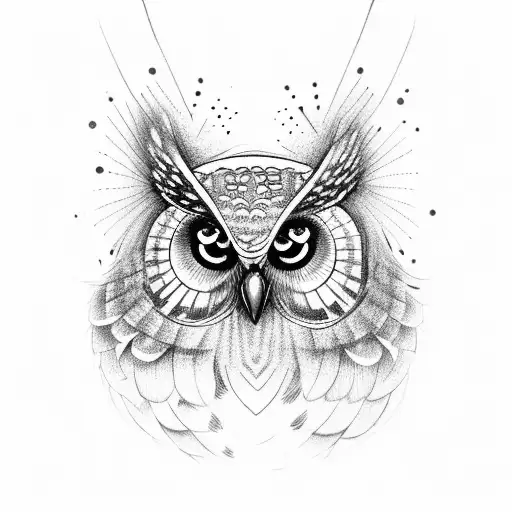 Owl And Butterfly