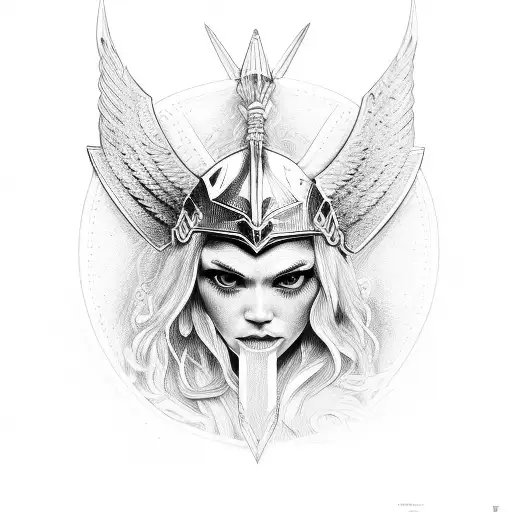 Valkyrie Going To Valhalla