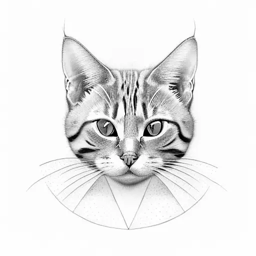 Red Cat And White Cat With Beauty Spot Over Lip And An Crooked Ear