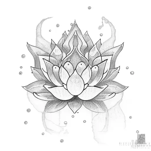 Pearl With Blue Lotus