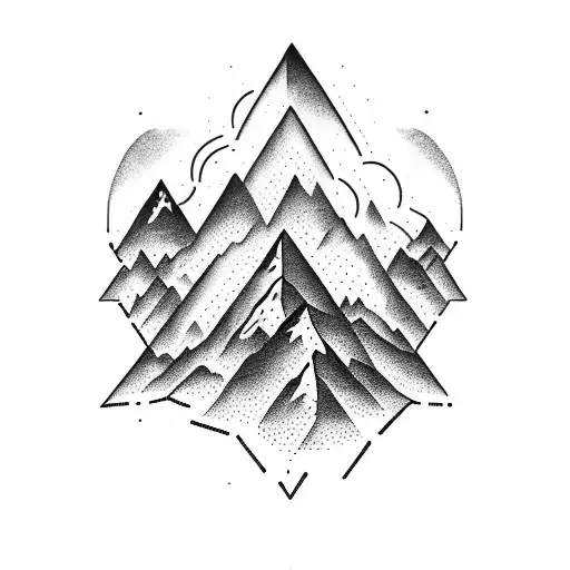 Mountain With Quotes And Nature Aesthetics On Forearm