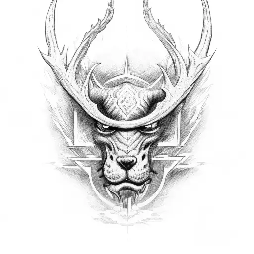 Cross With Fire Around It