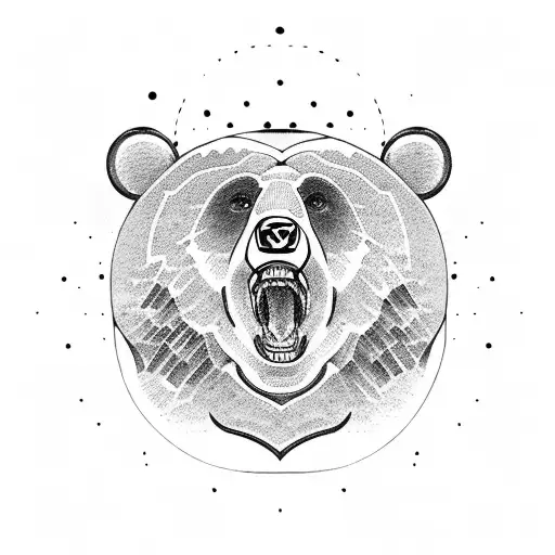 Bear Coming From A Portal