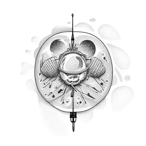 A Surgical Tech Performing A Moon Surgery On A Flower-filled Operating Table