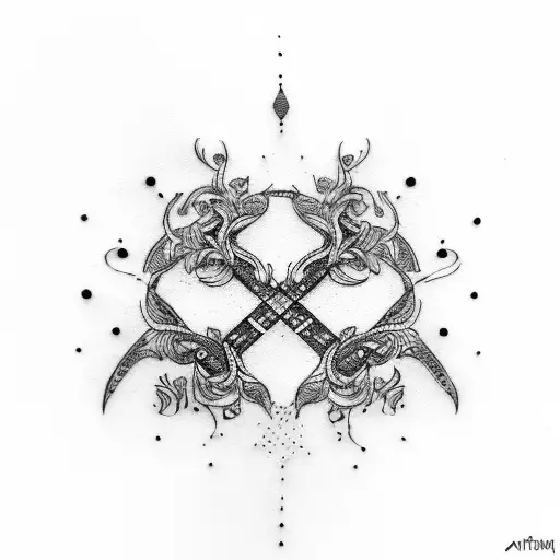 White Ribbon Semicolon