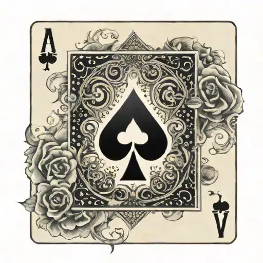 Ace Of Spades Playing Card Animal