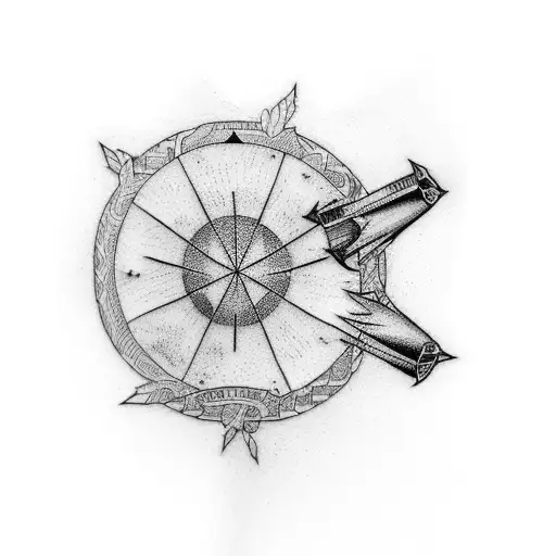 A Tattoo Of Ohio's State Outline Filled With Different Types Of Animals