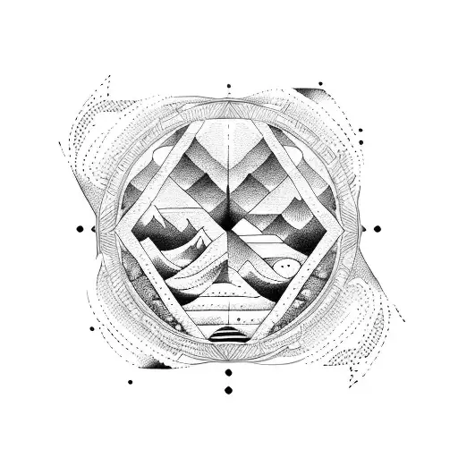 Mountain And Sea Circle