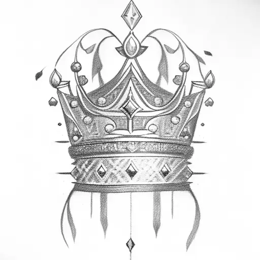 Crown With Word Deep