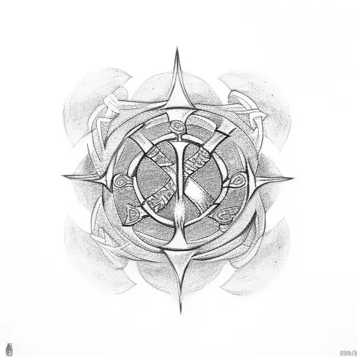 Celtic Friendship Symbol With An Anchor