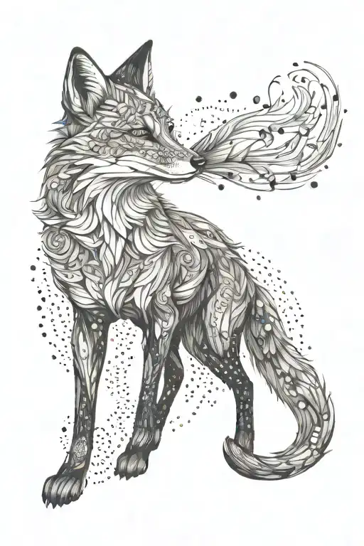 Full Body Fox Casting Magic