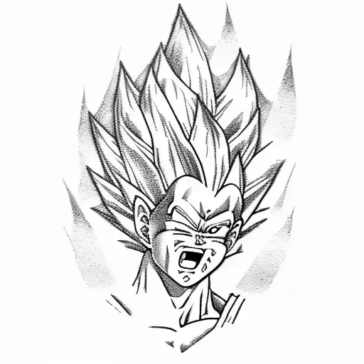 Vegeta Lifting Weights