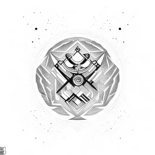 An Abstract Design Incorporating The Iconic Nca Logo With Elements Of Cheerleading Movements