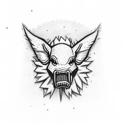 Arkansas Razorback With Black And Red