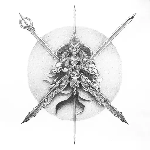 Inverted Spear Of Heaven From Anime Jujustu Kaisen