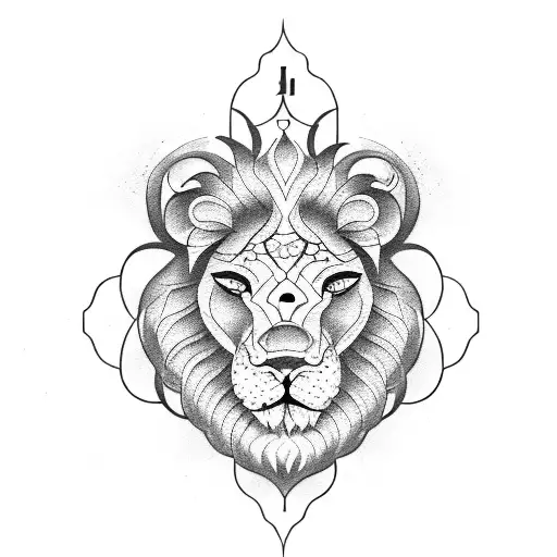 Lion Clock Rose Snake God