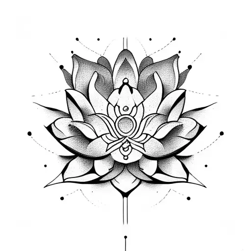 Lotus Flower Unalome