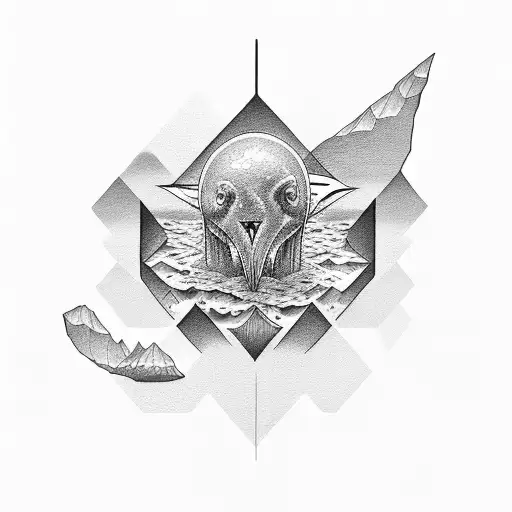 Iceberg Mostly Under Water