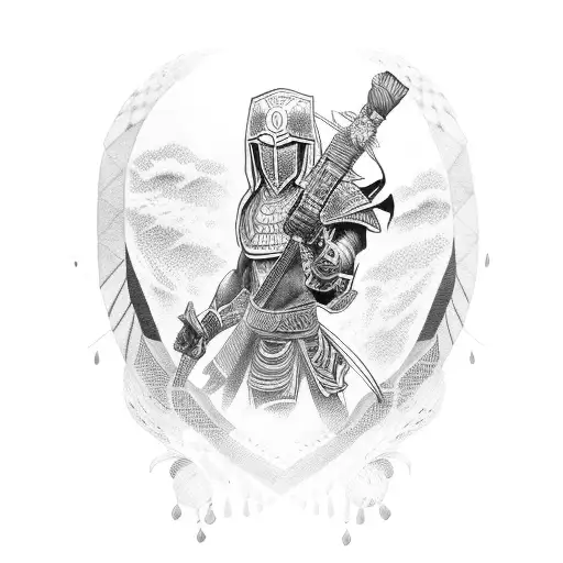 Anime African Warrior