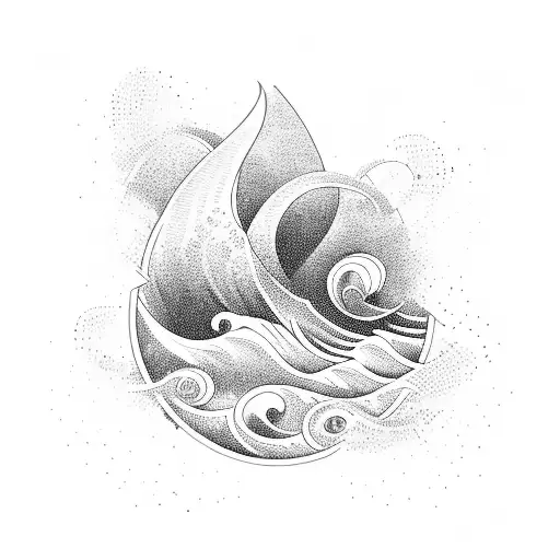 A Stylized Wave Pattern Incorporating The Word 'Playa' In A Unique Font