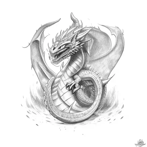 Ninca Fights A Dragon