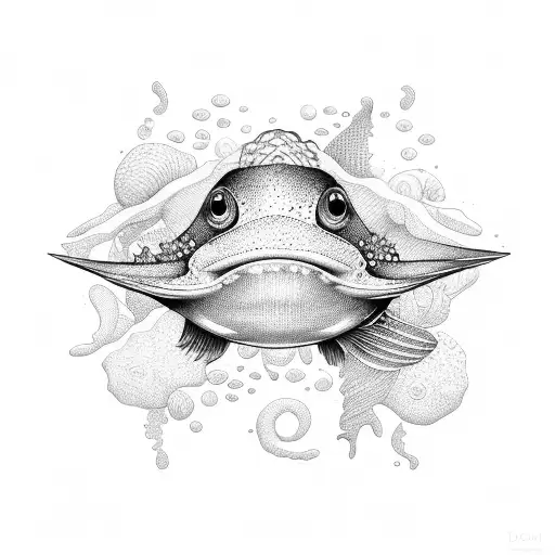 Ocean Inspired Fine Line Back