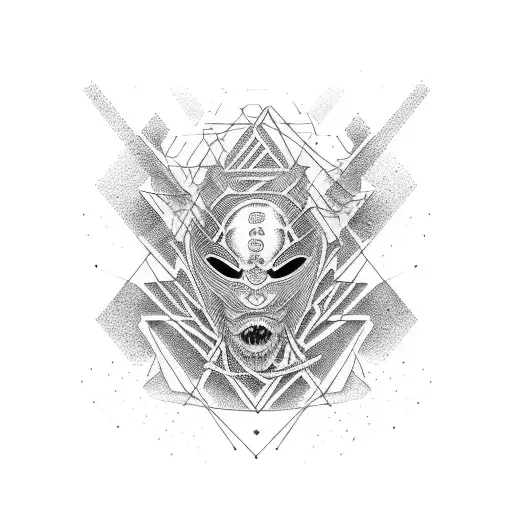 An Abstract Design Representing The Athleticism Of Sportsmen