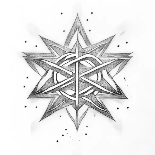 Star David With Harts