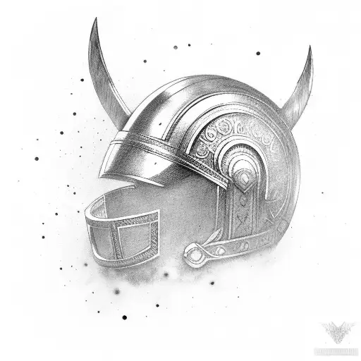 Warrior Helmet Similar Of The Honour