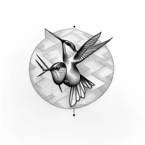 Hummingbird Meditating