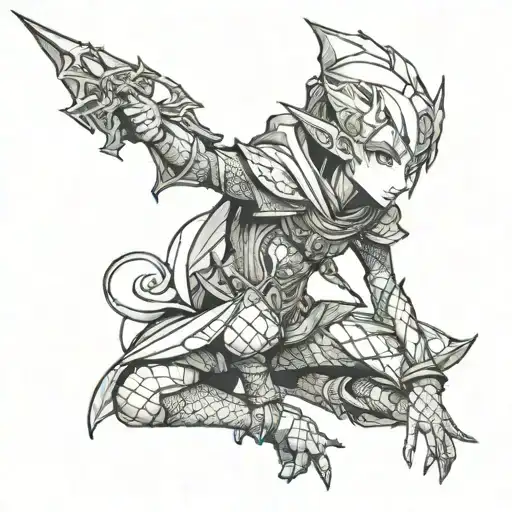 Anime Black Elf Dungeons And Dragons