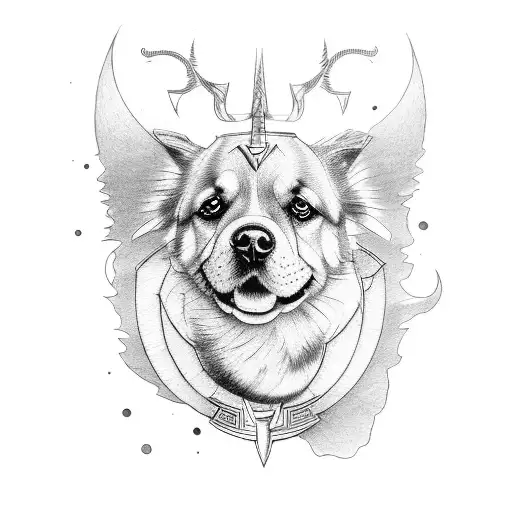 In Memory Of A Dog With The Name Thor