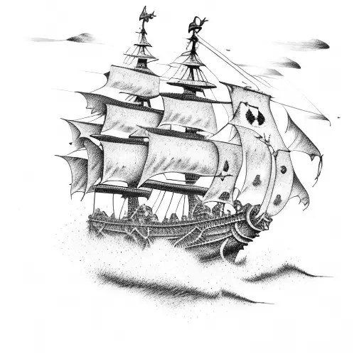 Torrential Pirate Ship At War