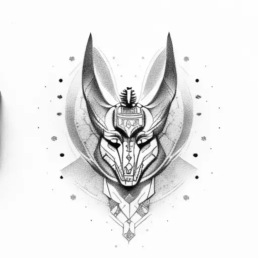 Anubis Dark Tattoo Designs