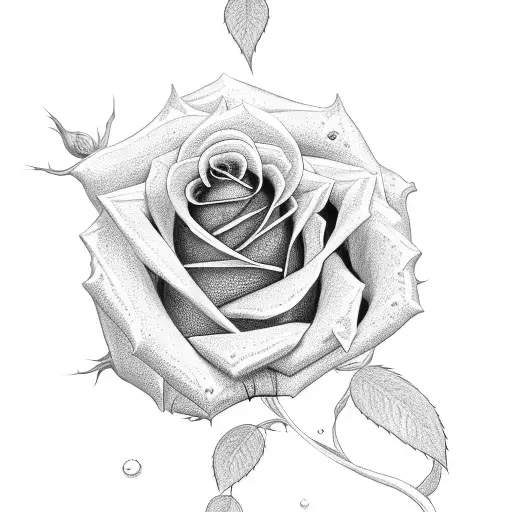Rose With Vines And Thornes Jaiden Wrote Inbetween The Rose