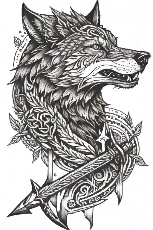 Wolf And Arrow Weapon