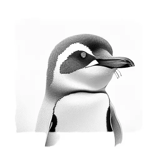 A Penguin Exploring A City Workshop Filled With Artistic Tools And Creative Inspirations