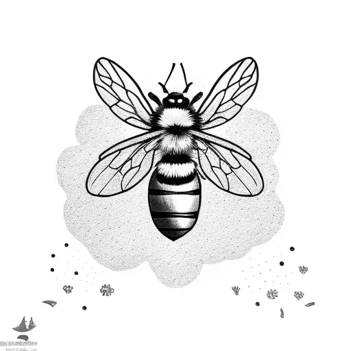 A Queen Bee Perched On A Hiking Boot With A Beach Background