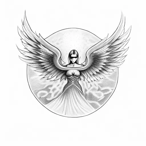 A Demonic Wing And An Angel Wing