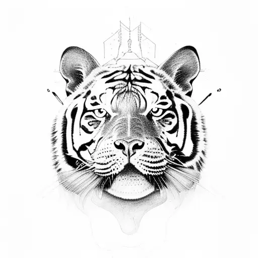 Three Pitbulls In An Epic Battle With A Tiger Demon