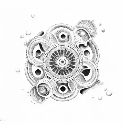 Oyster Ship Wheel Ocean