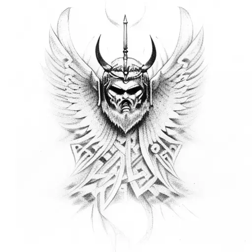 Angel Demon Viking