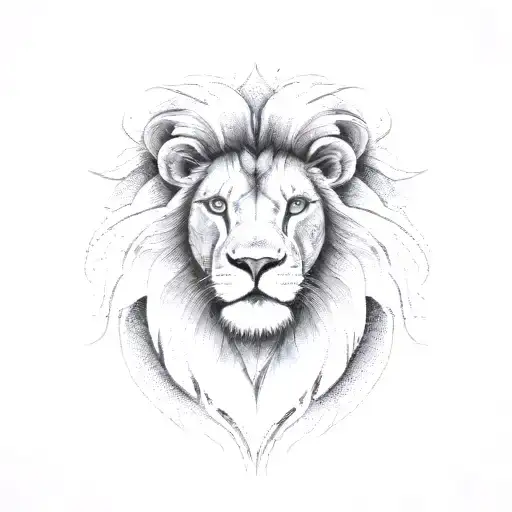 Half Lion Half Ram Faces