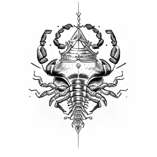 Scorpion Wearing A Crown Niesha