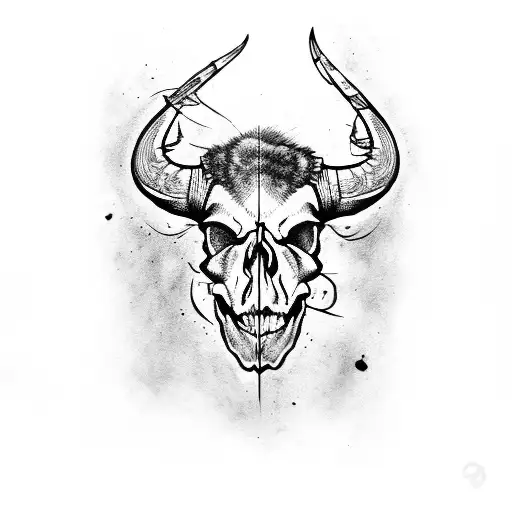 The Skull Of A Buffalo