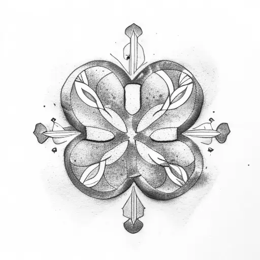 Constellation Of 4 Leaf Clovers