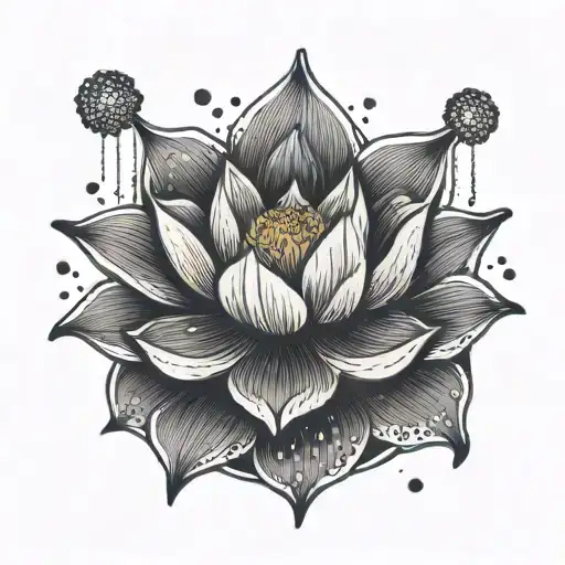 A Lotus Flower Growing Out Of Mud To Signify Finding Inner Peace And Strength During Anxiety Attacks