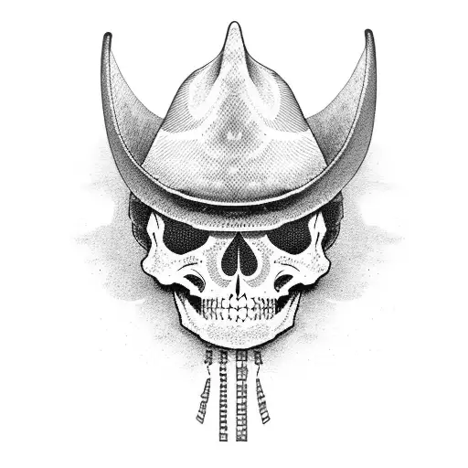 Cowboy Hat Skeleton