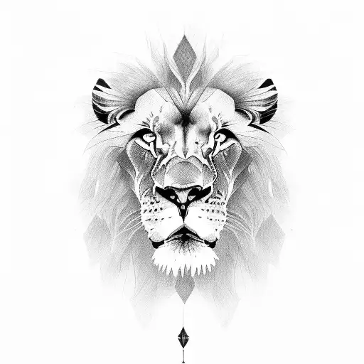 Lion With The Number Thirteen