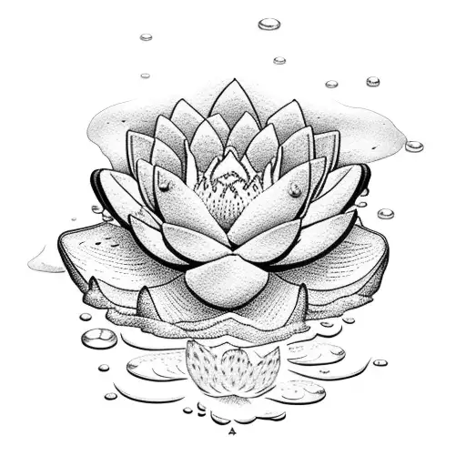 Cowboy Boot With Water Lily Flowers Coming Out Of The Top